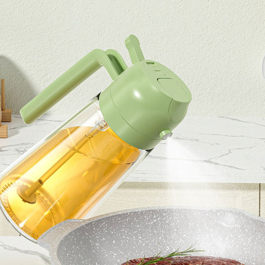 2-in-1 Oil Sprayer Bottle – Kitchen Tool for Cooking, Baking (400ML)