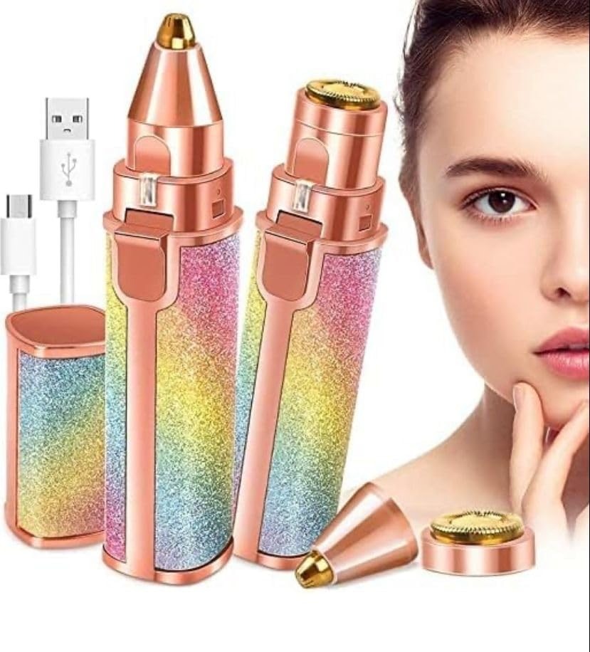 2-in-1 Eyebrow Trimmer & Facial Hair Remover