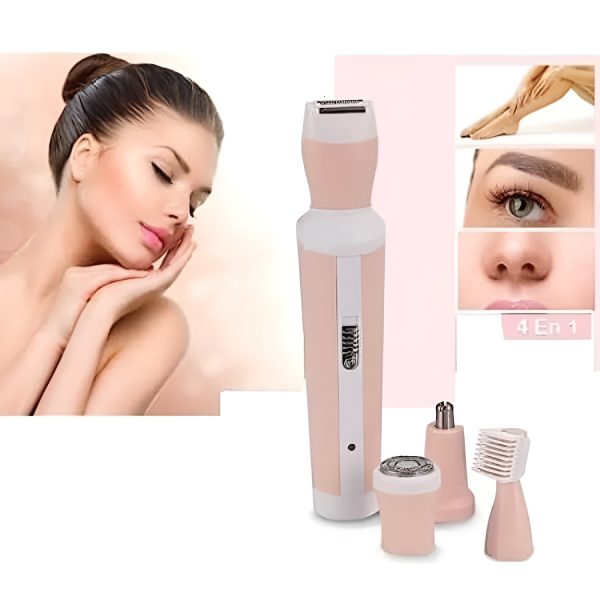 Kemei 4 In 1 Rechargeable Hair Remover Shaver For Women