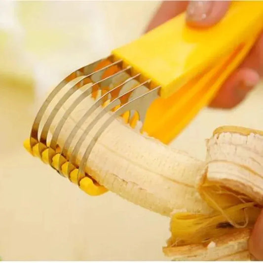 Banana Slicer Fruit Vegetable Cucumber Knife Sausage Slicer