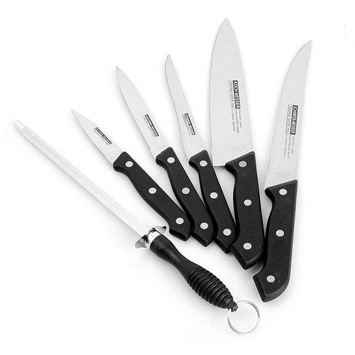 7 Piece Stainless Steel Knife Set