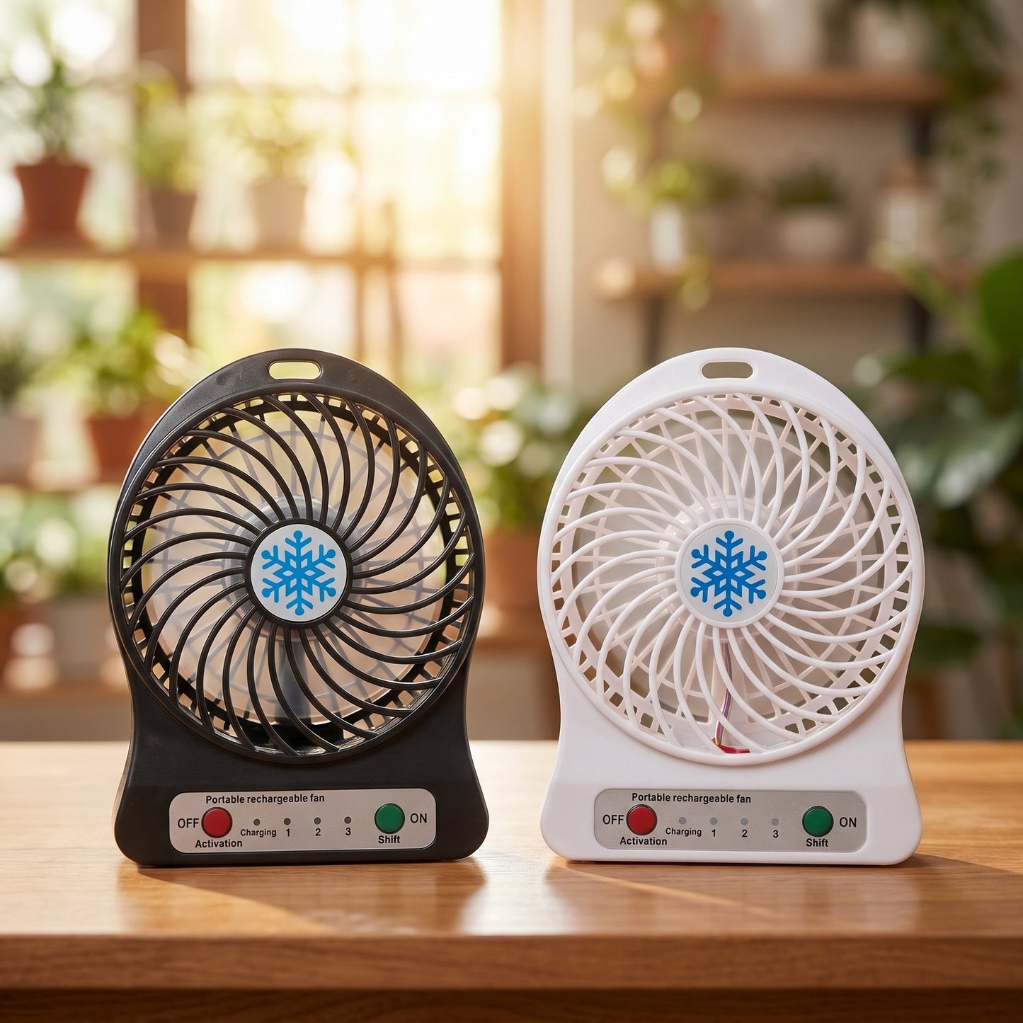 Mini Air Cooler Fan, USB Cooling Rechargeable Handheld Fan, Portable Outdoor LED Light Fan