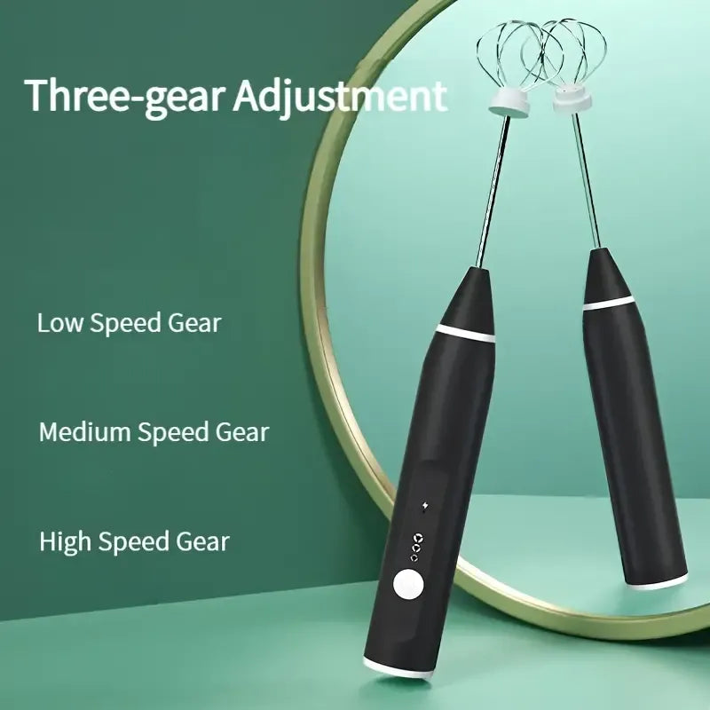 Coffee Beater USB Rechargeable Handheld Coffee Blender Milk Shaker Mixer Foamer Food Blender