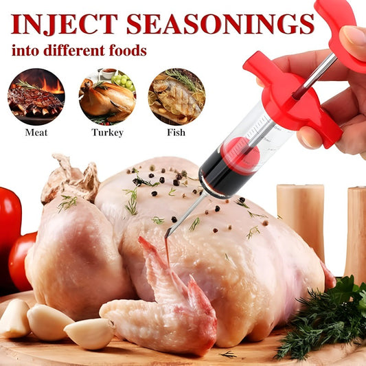 Meat Injection Stainless Steel Syringe with Needle