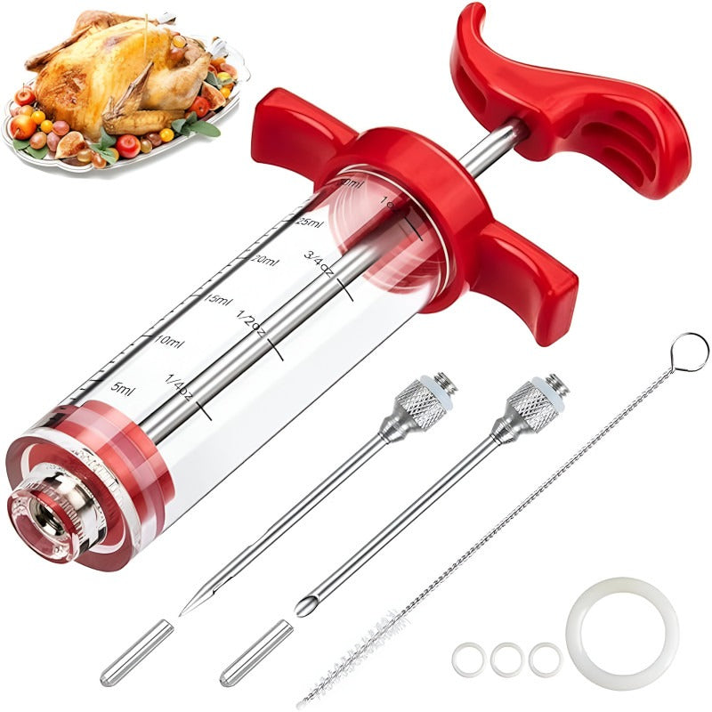 Meat Injection Stainless Steel Syringe with Needle