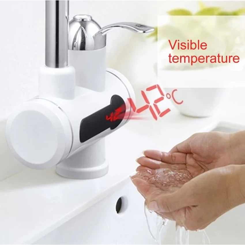 Instant Temperature Display Hot Water Heater Electric Faucet