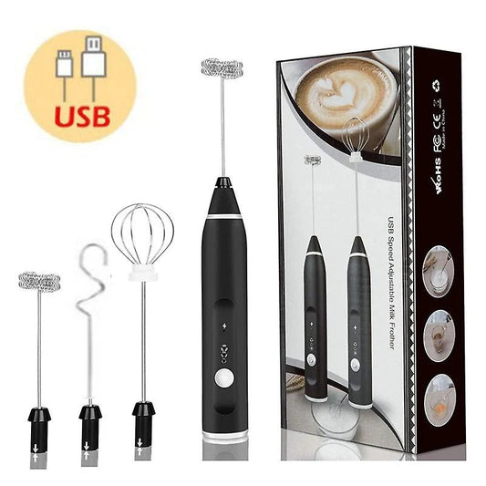 Coffee Beater USB Rechargeable Handheld Coffee Blender Milk Shaker Mixer Foamer Food Blender