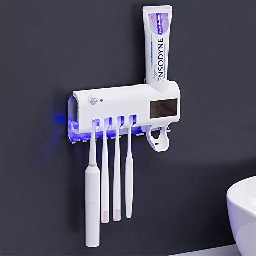 Multifunctional UV Toothbrush Sterilizer Holder, Electric Toothbrush Sanitizer