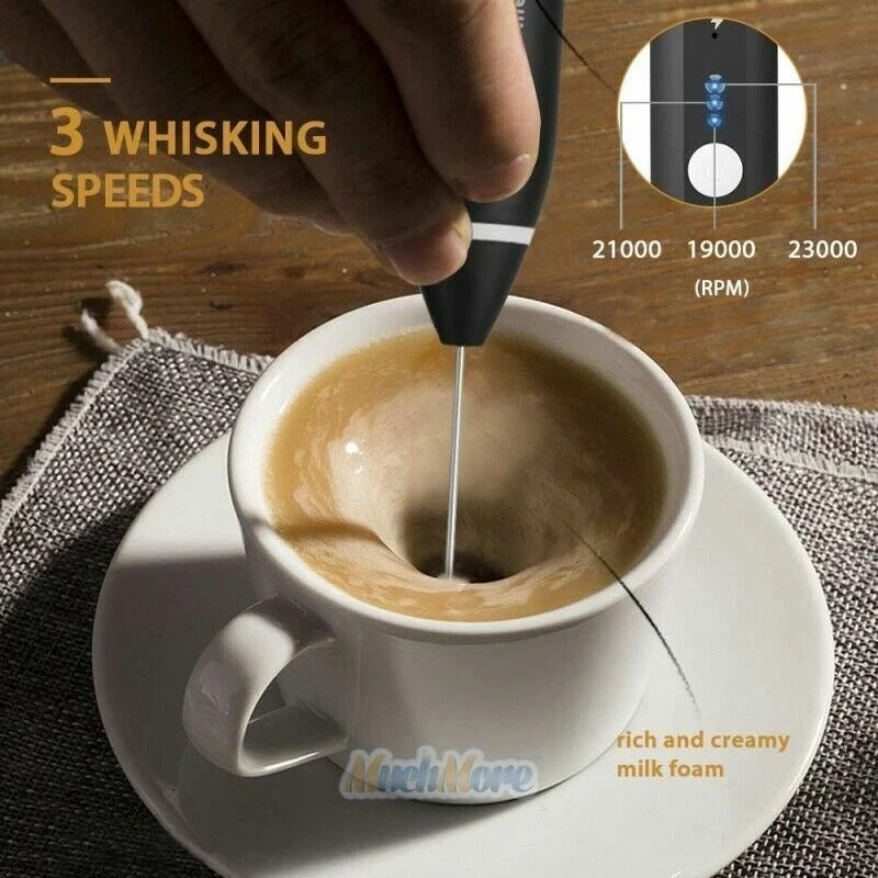 Coffee Beater USB Rechargeable Handheld Coffee Blender Milk Shaker Mixer Foamer Food Blender