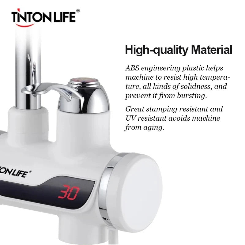 Instant Temperature Display Hot Water Heater Electric Faucet