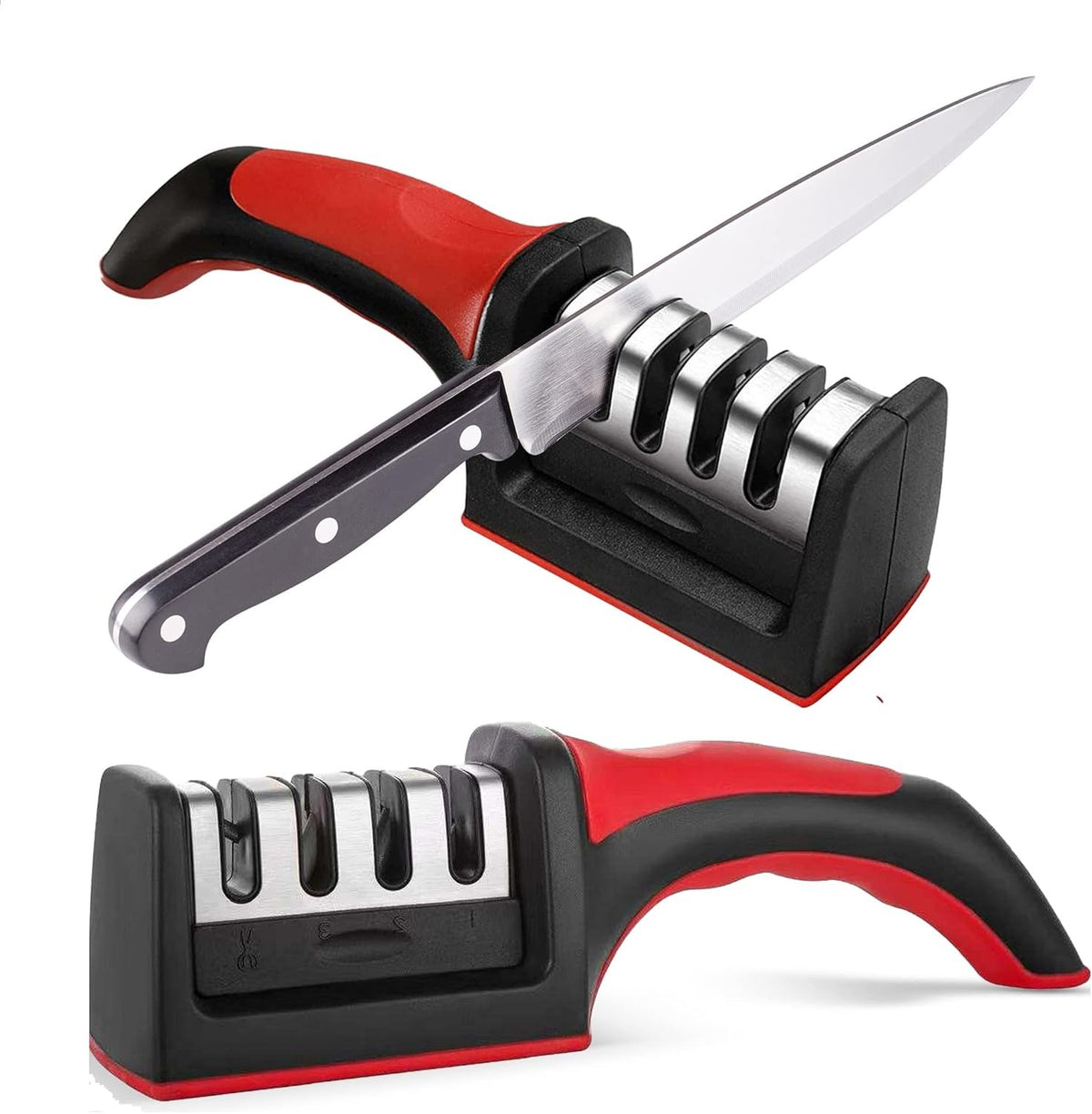 Kitchen Knife Sharpener - Adjustable 4 in 1