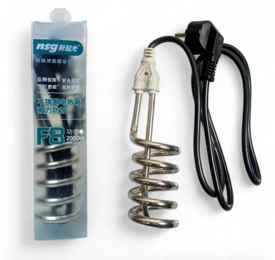 F9 2500W Waterproof Immersion Water Heater Rod – Fast Heating, Shockproof, Energy Efficient & Durable