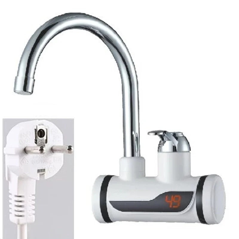 Instant Temperature Display Hot Water Heater Electric Faucet