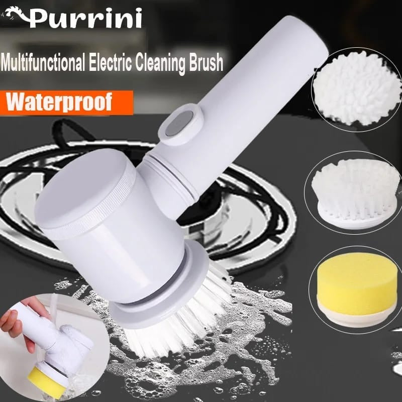5 in1 Rechargeable Magic Brush Electric Multi-Functional Household Cleaning Brush